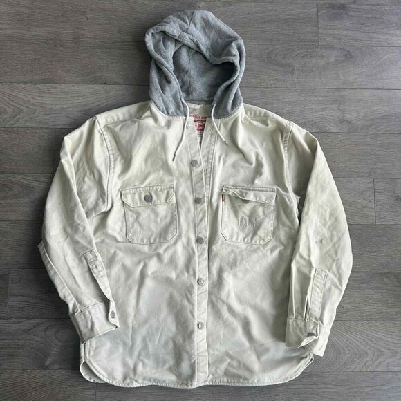 Levi’s Hooded Denim Jacket - Medium - Picture 1 of 7